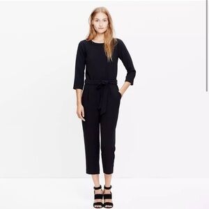 Madewell Sloan Black Jumpsuit
